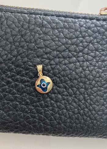 Beden altın Renk Altın Nazar Boncuğu Charm