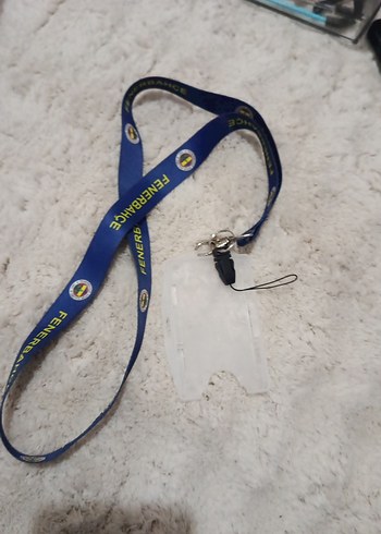 Fenerbahce Mavi Logo Detayli Kimlik Askisi