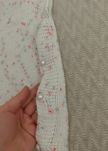 Kız Çocuk Örgü Kolsuz Yelek - Görsel 3