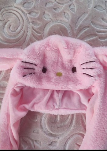 LC Waikiki Işıklı Pembe Çocuk Peluş Şapka