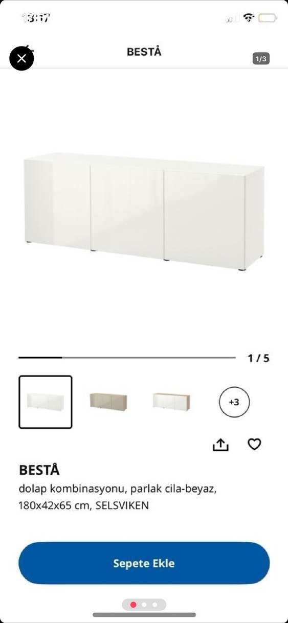 İkea Besta dolap - Görsel 3