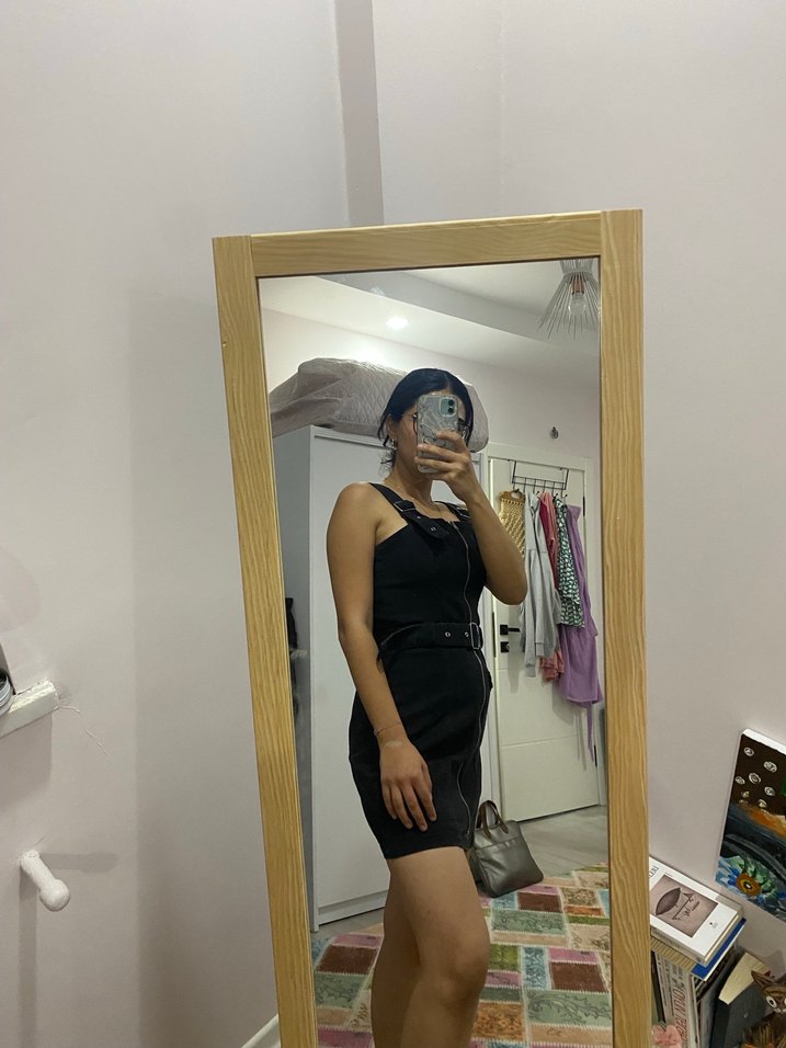 mini kot elbise - Görsel 2