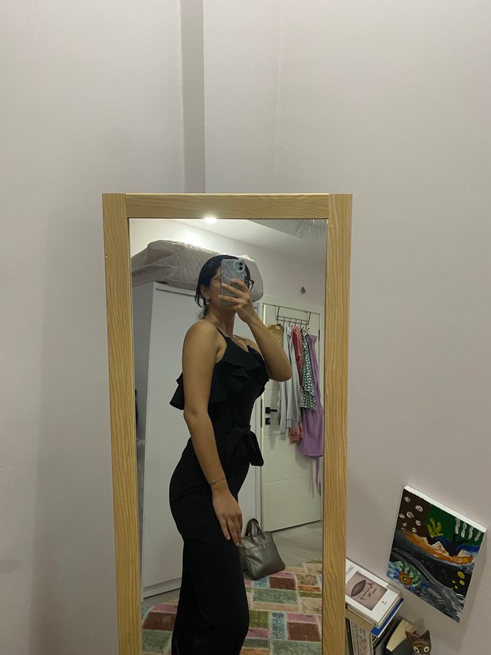 siyah tulum - Görsel 3