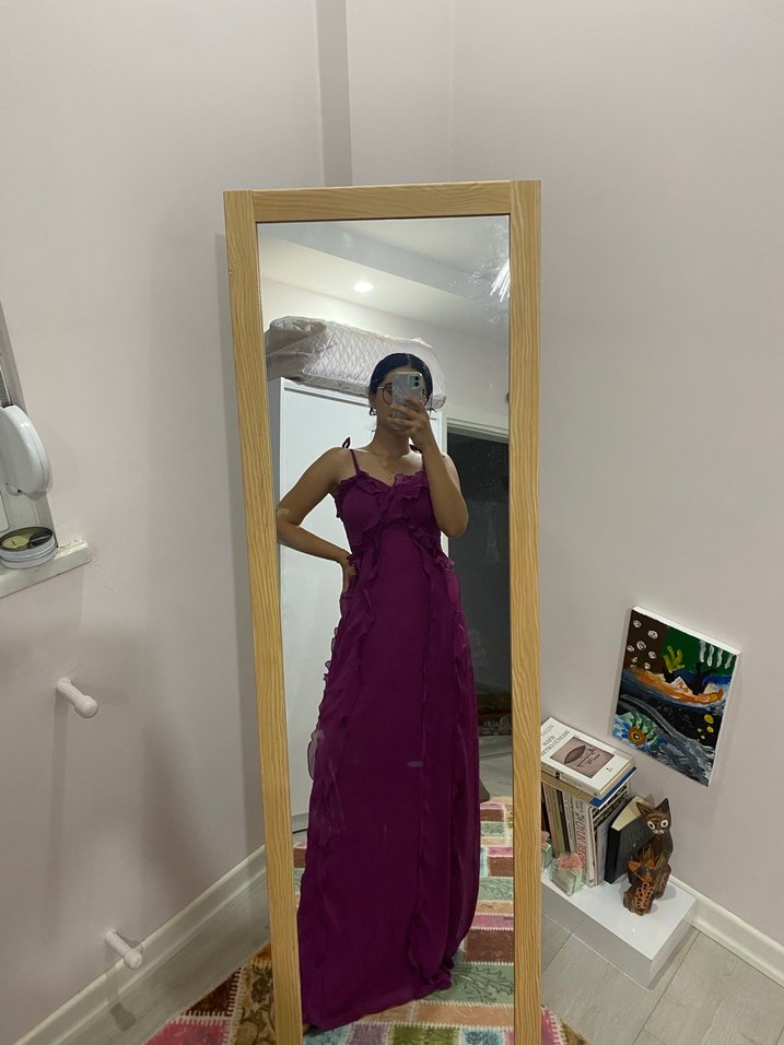 mor elbise - Görsel 3