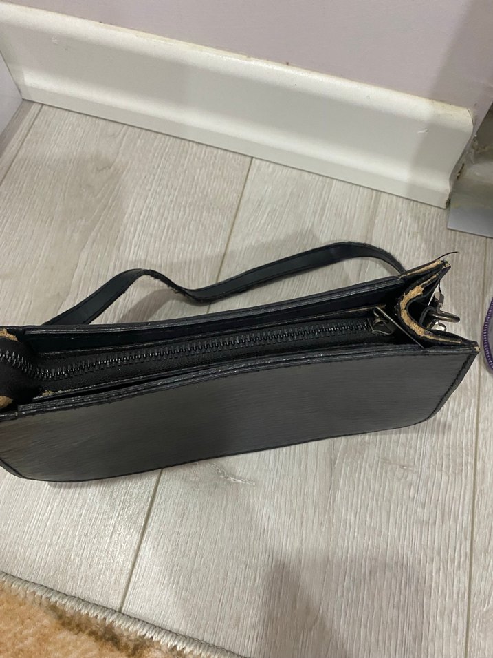 siyah kol çantası - Görsel 2