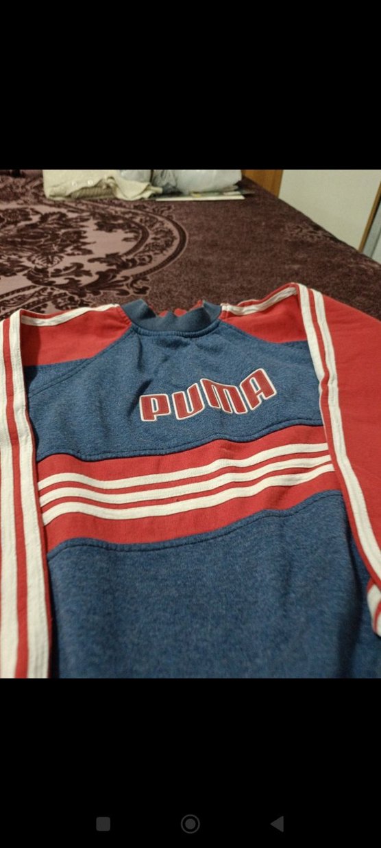 Adidas Mavi Kırmızı Erkek Sweatshirt - Görsel 5