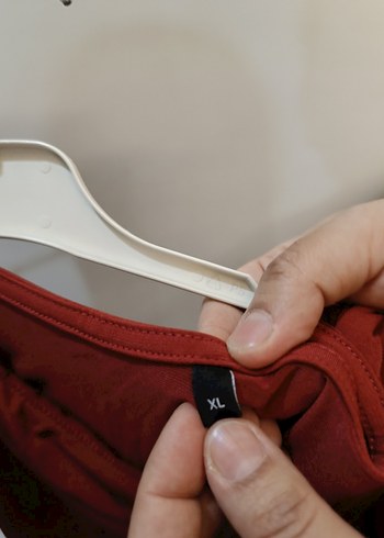 Bordo Drapeli Uzun Kadın Elbise - Görsel 5