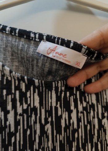 Gri Zebra Desenli Uzun Kollu Triko Elbise - Görsel 4