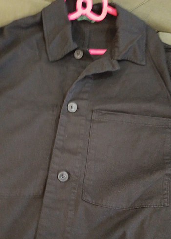 siyah keten trençkot ANNARR - Görsel 6