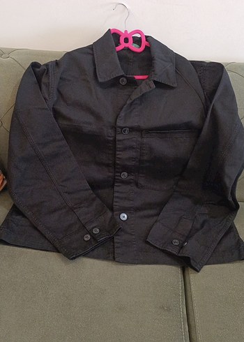 siyah keten trençkot ANNARR - Görsel 9