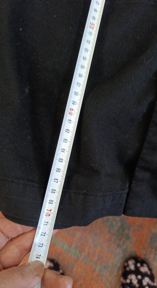 siyah keten trençkot ANNARR - Görsel 5