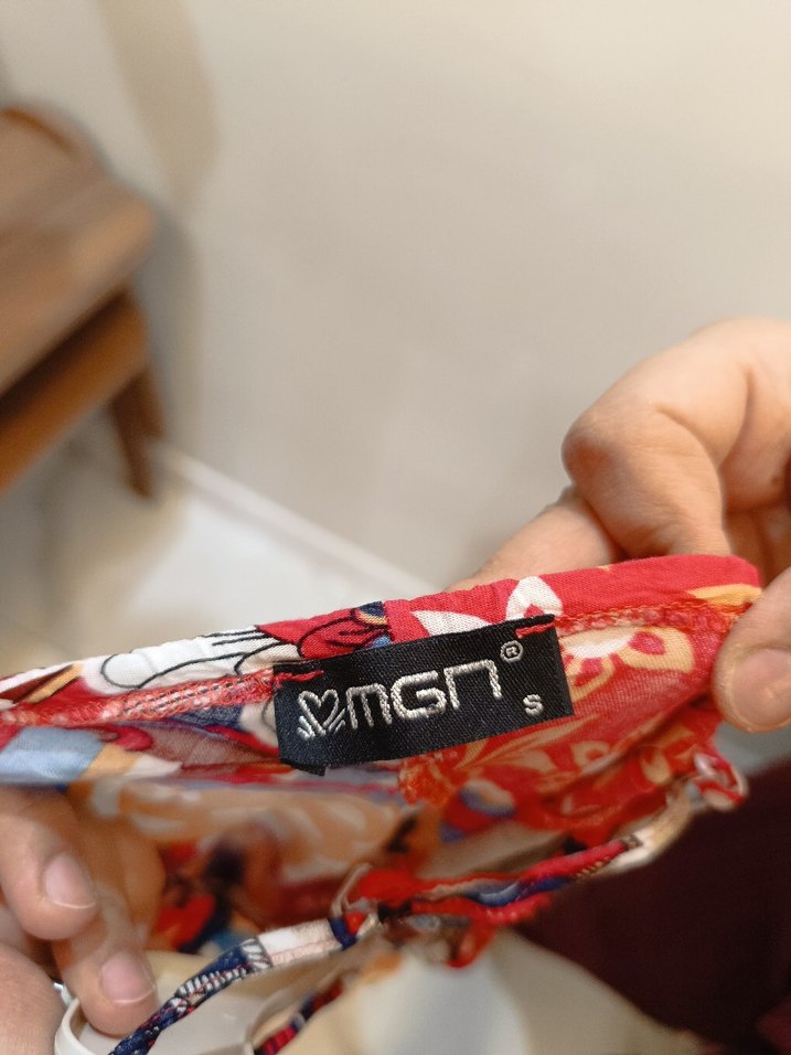 Renkli Bohem Kadın elbise - Görsel 3