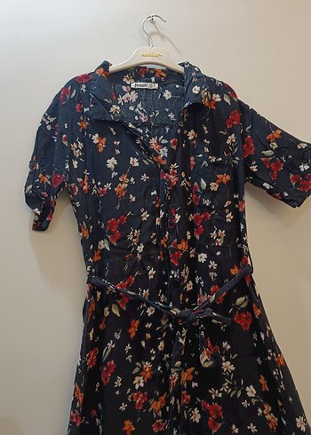 Çiçek Desenli Bohem Uzun Elbise - Görsel 3