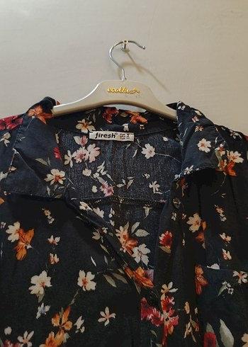 Çiçek Desenli Bohem Uzun Elbise - Görsel 4