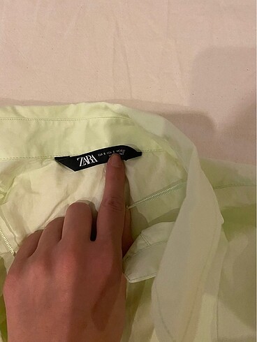 m Beden Zara poplin gömlek