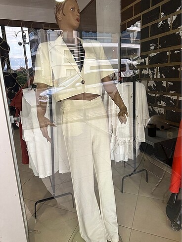 Kısa blazer +pantolon s,m,l