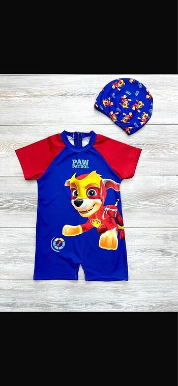 Paw petrol ikili erkek mayo 2-8 yaş
