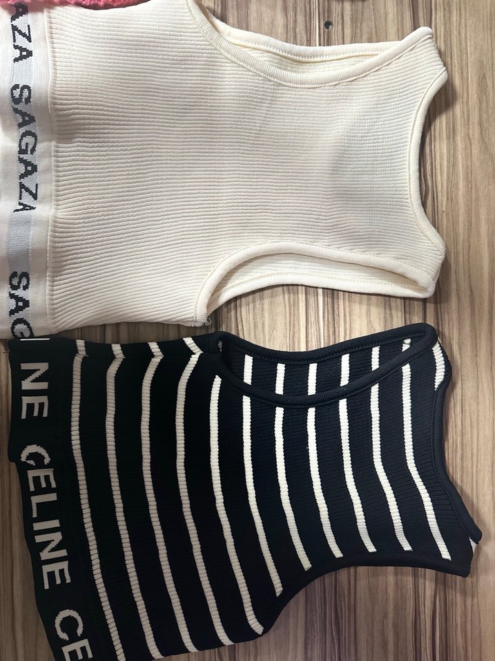 Celine& Sagaza Crop Set (2li) - Görsel 2