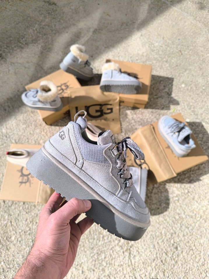 UGG Gri Bağcıklı Sneaker — görsel 2/9