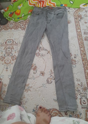 Polo Ralph Lauren Gri Slim Fit Jean Pantolon