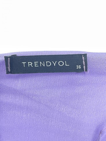 36 Beden mor Renk Trendyol & Milla Kısa Elbise %70 İndirimli.