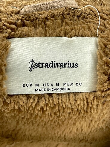 m Beden kahverengi Renk Stradivarius Mont %70 İndirimli.