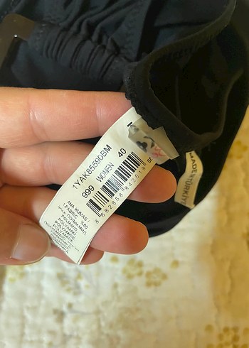 Koton Kadın Siyah Kemerli Strappy Mayo