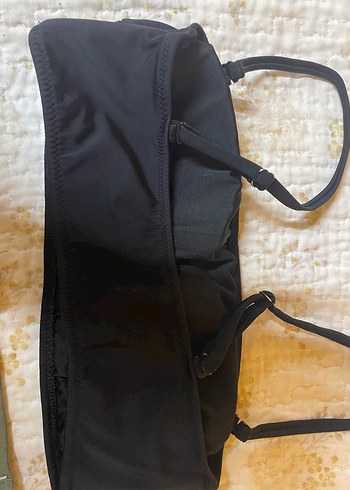 m Beden Kadın Haki Bikini Altı ve Siyah Üst