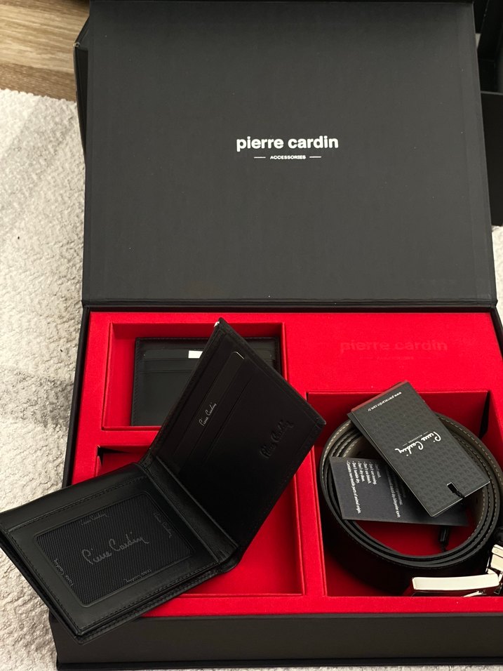 Pierre Cardin Siyah Erkek Cüzdan ve Kemer Seti - Görsel 3