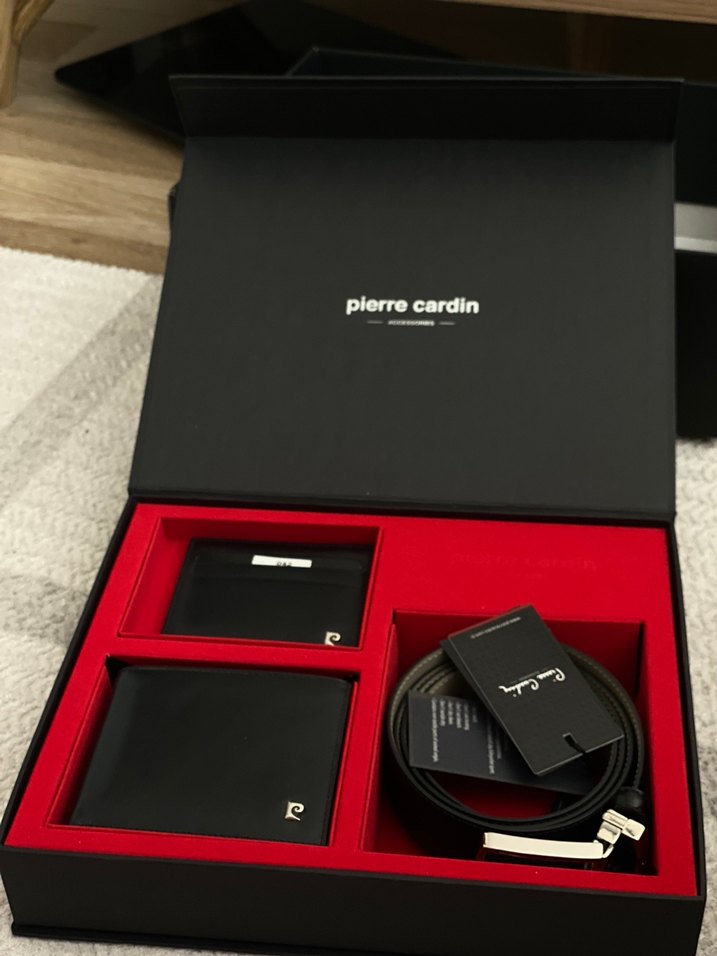 Pierre Cardin Siyah Erkek Cüzdan ve Kemer Seti - Görsel 2