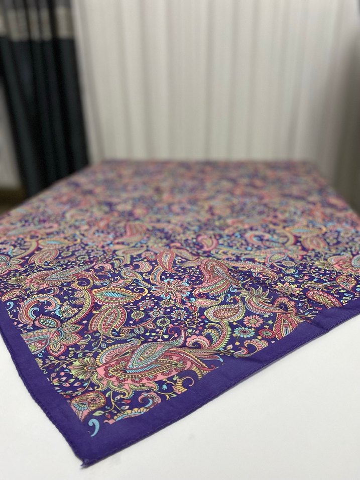 Gri Desenli Kadın eşarp - Görsel 5