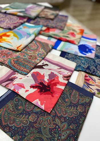 Bohem Çok Renkli Kadın eşarp - Görsel 2