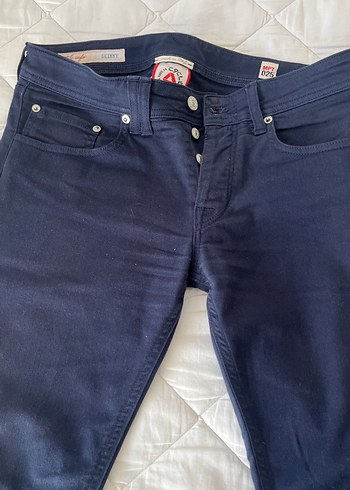 Diğer Koyu Lacivert Denim Jean