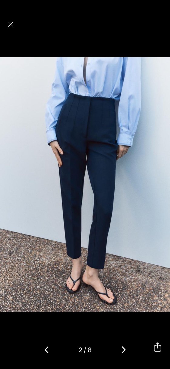 Zara pensli pantolon - Görsel 4