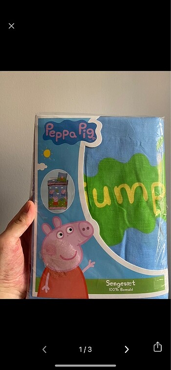 Peppa big bebek nevresim