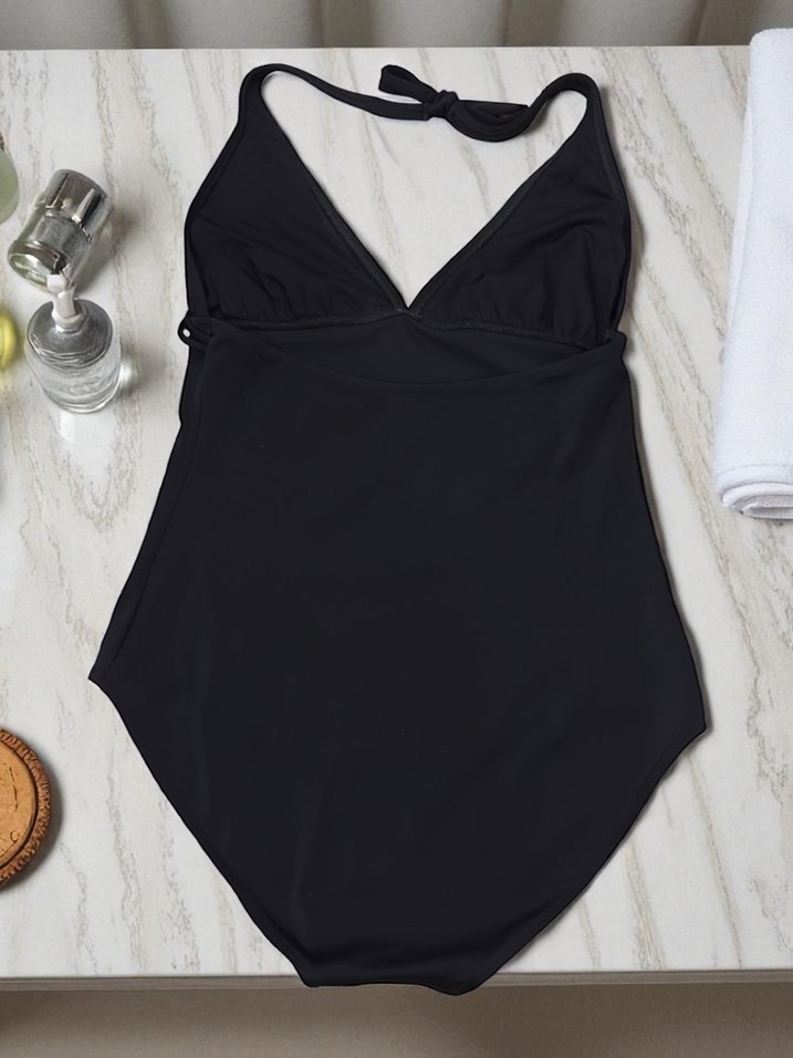 Siyah Askılı Mayo - Görsel 5