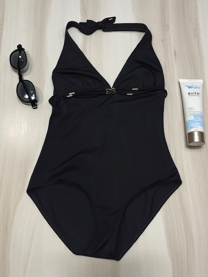 Siyah Askılı Mayo - Görsel 4