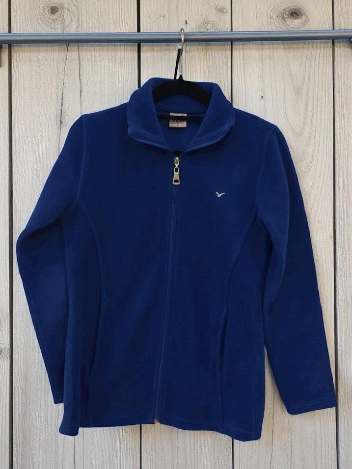 Fermuarlı Lacivert  Polar Sweatshirt - Görsel 2