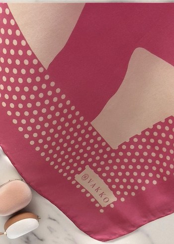 Vakko tvil ipek eşarp - Görsel 5