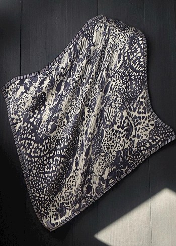 Vintage vakko ipek eşarp - Görsel 4