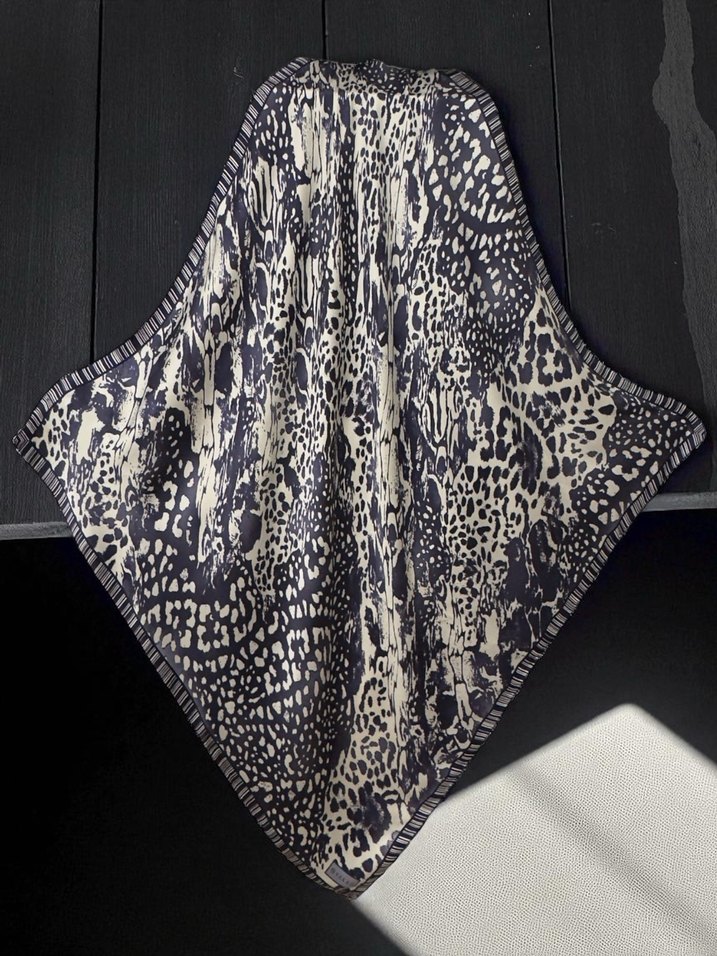 Vintage vakko ipek eşarp - Görsel 3