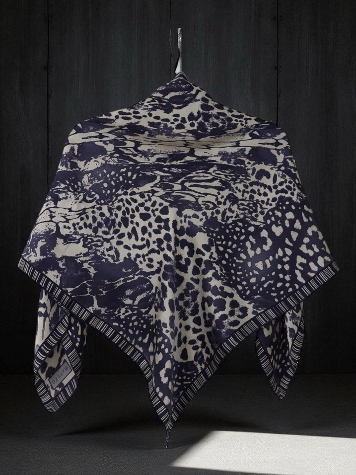 Vintage vakko ipek eşarp - Görsel 2