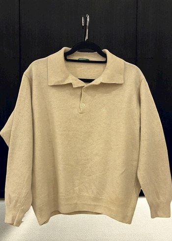 Benetton merinos kazak - Görsel 4