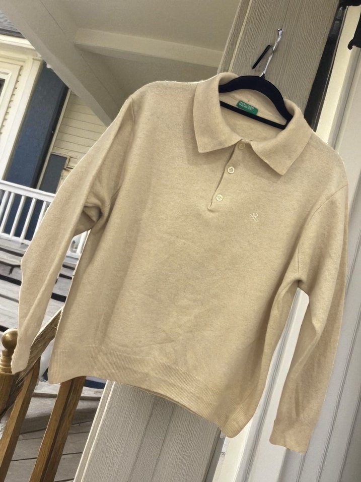 Benetton merinos kazak - Görsel 2