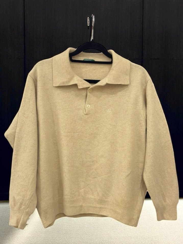 Benetton merinos kazak - Görsel 4