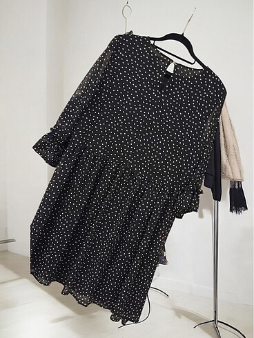 Koton puantiyeli elbise - Görsel 4