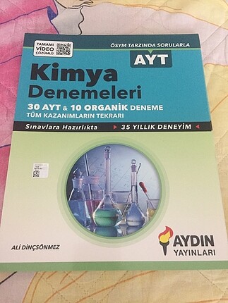 2021 model ayt kimya denemesi aydın yayınları