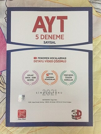 3D ayt sayısal deneme