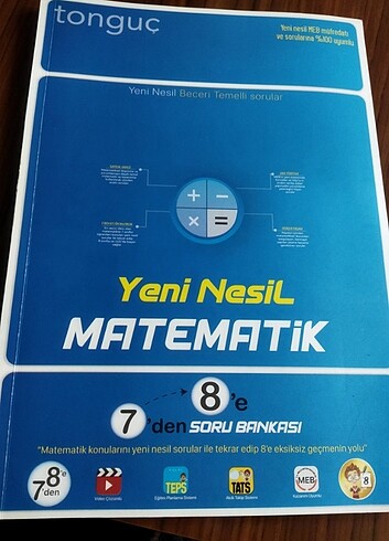 Tonguç akademi 7den 8e yeni nesil matematik 