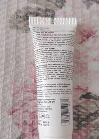 Procsin hydra Block güneş kremi spf 50 UVA UVB - Görsel 2